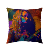 SurArt 130 outdoor pillow on poolside chair, showcasing luxury and comfort.